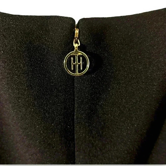 Tommy Hilfiger Size 12 Classic Little Black Dress Sleeveless Fitted Knee Length - Picture 5 of 15